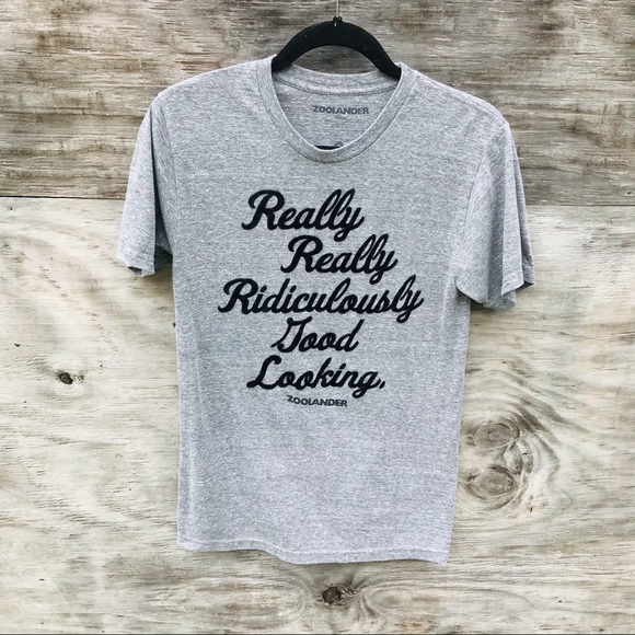 Zoolander Tops - ZOOLANDER Gray Graphic Tee